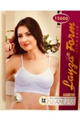 Layza Form Kadın İnce Askılı Pedli Sütyen Büstiyer 15000 - 2 Adet  Beyaz S thumbnail 3