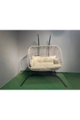 Bahçevari İkili Rattan Salıncak - 1