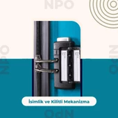 NPO Diamond PP(Polipropilen) Orta Boy Kırılmaz Valiz - Turkuaz - 3
