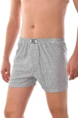 Seher Yıldızı Erkek Desenli Boxer 007 - 12 Adet  L Karışık Renk thumbnail 2