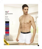 Tutku Elit Erkek Modal Elastan Spor Boxer 1252 - 12 Adet  Beyaz XL thumbnail 2