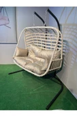 Bahçevari İkili Rattan Salıncak - 2