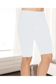 Tutku Elit Kadın Modal Likralı Kısa Tayt 2103 - 1 Adet   Beyaz 2XL - 1