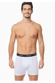 Tutku Erkek Likralı Sporcu  Boxer 0400 - 6 Adet  Beyaz XL thumbnail 1