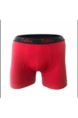 Tutku Erkek Likralı Sporcu  Boxer 0400 - 12 Adet  XL Kırmızı - 1