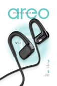 Powerway Areo Bluetooth 5.4 Kablosuz Spor Kulaklık - Boyun Bantlı, ENC Gürültü Engelleme, HD Ses, Ter ve Suya Dayanıklı, Hızlı Şarj 86520 - 2