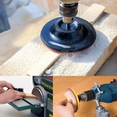 10 Adet 125 mm Cırt Zımpara Kağıdı (150 KUM) Avuç İçi El Zımparaları Spiral Taşlama - 3