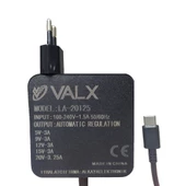 Notebook Adaptör Type-C Otomatik Voltaj 5V/9V/12V/15V/20V 3A Valx LA-20125 - 1