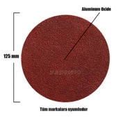 10 Adet 125 mm Cırt Zımpara Kağıdı (150 KUM) Avuç İçi El Zımparaları Spiral Taşlama - 5
