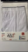 Tutku Elit Erkek Likralı İnce Bel Kemerli Slip Külot 1351 - 9 Adet  Beyaz M thumbnail 4