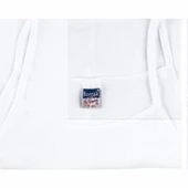 BERRAK KIZ ÇOCUK RİBANA İP ASKILI ATLET 3'Lü  Beyaz 3 No:4-5 Yaş thumbnail 3