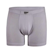 Yıldız 320-321-322-323 Erkek Bambu Likralı Boxer- 1 Adet  L Gri thumbnail 2