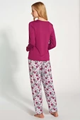 Pijadore Kadın Fuşya Uzun Kol Pijama Takım 1776 thumbnail 3