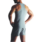 Yıldız 375-376-377 Erkek Likralı Rambo Atlet  M Gri thumbnail 4