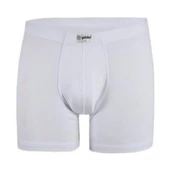 Yıldız 320-321-322-323 Erkek Bambu Likralı Boxer- 1 Adet  Beyaz 2XL thumbnail 1