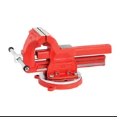 İzeltaş Dövme Çelik Mengene Döner Tabla Dahil 150 mm - 1