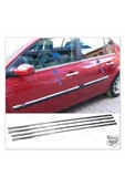 Renault Megane 2 Krom Cam Çıtası 2002-2009 Pazlanmaz Çelik (SEDAN) - 1