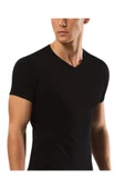 Yıldız Erkek Ribana V yaka Body Atlet - 1 Adet  Siyah 2XL - 1