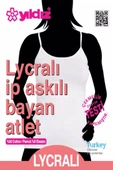 Yıldız Kadın Likralı İp Askılı Atlet 3'Lü Paket -2169-2170-2171-2172-2173-2174  L Gri thumbnail 10