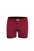 Yıldız Erkek Pamuklu Havlubel Düğmeli Desenli Boxer 43 - 6 Adet  2XL Karışık Renk - 5