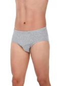 Yıldız Erkek Süprem Pamuklu Slip Külot 130-131 - 3 Adet  Gri S thumbnail 1