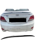Hyundai Accent Blue 2011-2017 Yarasa Spoiler Esnek Plastik 122 cm Siyah - 1