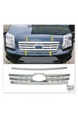 Ford Connect Krom Ön Panjur 2 Prç. 2009-2014 Paslanmaz Çelik - 4