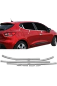 Renault Clıo 4 Hb Krom Cam Çıtası 8 Parça 2012 Ve Üzeri Paslanmaz çelik - 1