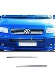Volkswagen T5 Transporter Krom Ön Tampon Çıtası 2 Prç 2003-2010 P. Çelik - 1