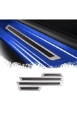 Mercedes A Class W169 Krom+karbon Kapı Eşik Koruması 4 Parça 2004-2008 Arası Uyumlu - 3