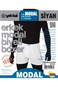 Yıldız Erkek Biyeli Modal Likralı Boxer 105 - 6 Adet  Siyah 2XL - 3