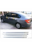 Renault Clio 3 Symbol Krom Cam Çıtası 4 Prç. 2005-2012 P. Çelik - 3