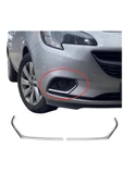 Opel Corsa E Krom Sis Farı Çerçevesi 2 Prç. 2014 Üzeri Paslanmaz Çelik - 1