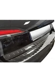 Skoda Scala Uyumlu Krom Arka Tampon Eşiği 2019 Üzeri Paslanmaz Çelik Taşlı - 3