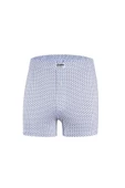 Yıldız Erkek Penye Emprime Desenli Boxer 35 - 3 Adet  Beyaz 2XL - 1