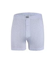 Yıldız Erkek Penye Emprime Desenli Boxer 35 - 3 Adet  Beyaz 2XL - 4