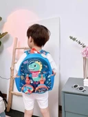 Vest Anaokulu Çantası Mavi Dinozor - 2