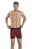 Jiber Erkek Modal Renkli Boxer 321 - 3 Adet   XL Bordo - 1