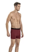 Jiber Erkek Modal Renkli Boxer 321 - 3 Adet   XL Bordo - 2