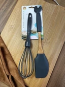 Kapris 2 Li Stapula Ve Çırpıcı Seti Gri KAP-419 - 1