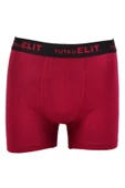 Tutku Elit Erkek Modal Elastan Spor Boxer 1252 - 3 Adet  L Bordo thumbnail 3