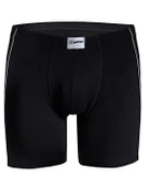 3'Lü YILDIZ 105-106-107-108 Erkek Modal Biyeli Boxer  Siyah M - 1