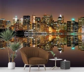 Panaromik Gece Manzarası Duvar Kağıdı thumbnail 6