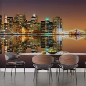 Panaromik Gece Manzarası Duvar Kağıdı thumbnail 5