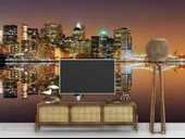 Panaromik Gece Manzarası Duvar Kağıdı thumbnail 3