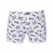 Berrak Erkek Çocuk Penye Desenli Boxer 6 Adet-1554  Karışık Renk 5 No:7-8 Yaş thumbnail 1