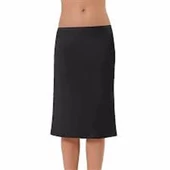 Nbb 2901 Bayan Uzun Dizaltı Etek altı Jüpon  Siyah M - 1