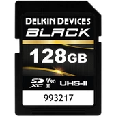 DELKIN DEVICES BLACK 128GB SD UHS-II U3 V90 - 1