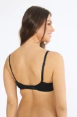 Orkide Kadın Dolgusuz Sütyen - 2150   Siyah 95B thumbnail 3