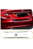 Fiat Egea Krom Bagaj Çıtası ALT + ÜST 2015 Üzeri Paslanmaz Çelik - 1